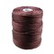 C-Lon Tex 400 Heavy Weight Bead Cord, Black Currant ,1.0mm, 36 Yard Spool